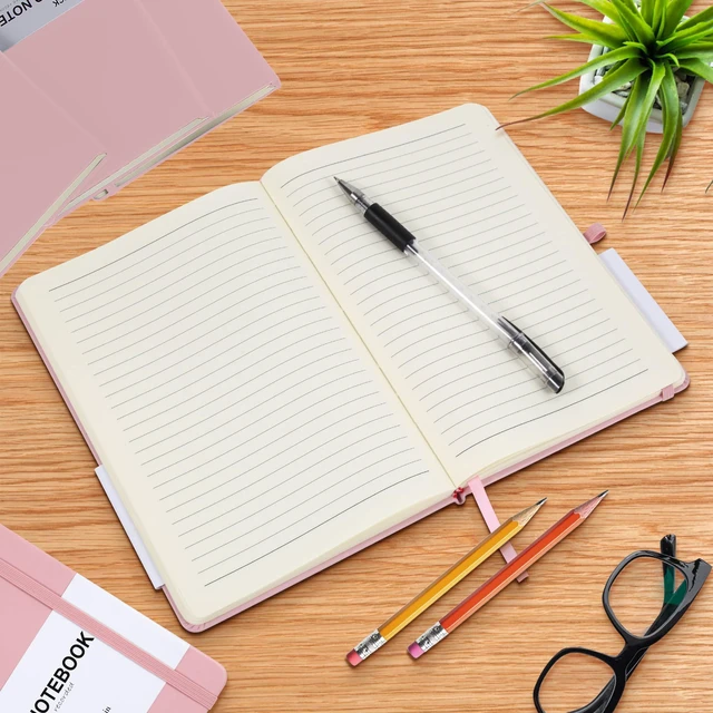 Alt view image 5 of 7 - 20 Pack Journals for Writing College Ruled Notebooks Journal in Bulk, Hardcover Notebooks (200Pages) for Note Talking, Lined Bullet Journals for Home School Office, 5.7"x8.4", 10 Colors
