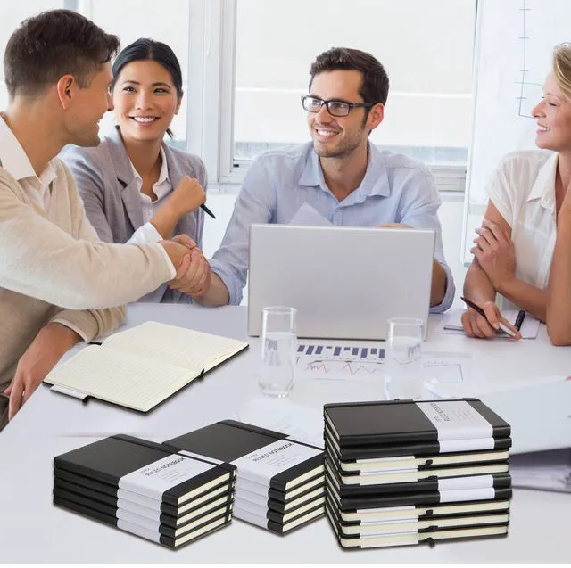 Alt view image 5 of 6 - 20 Pack Journals for Writing College Ruled Notebooks Journal in Bulk, Hardcover Notebooks (200Pages) for Note Talking, Lined Bullet Journals for Home School Office, 5.7"x8.4", Black