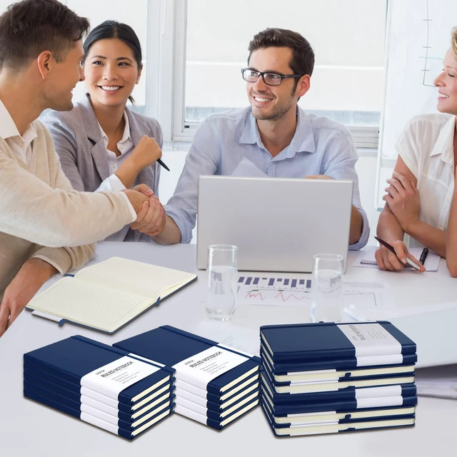 Alt view image 7 of 7 - 20 Pack Journals for Writing College Ruled Notebooks Journal in Bulk, Hardcover Notebooks (200Pages) for Note Talking, Lined Bullet Journals for Home School Office, 5.7"x8.4", Navy
