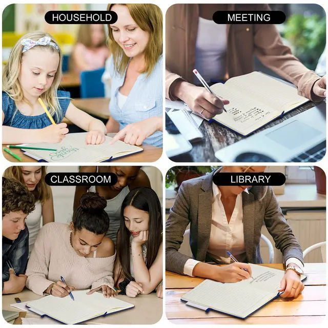 Alt view image 6 of 7 - 20 Pack Journals for Writing College Ruled Notebooks Journal in Bulk, Hardcover Notebooks (200Pages) for Note Talking, Lined Bullet Journals for Home School Office, 5.7"x8.4", Navy