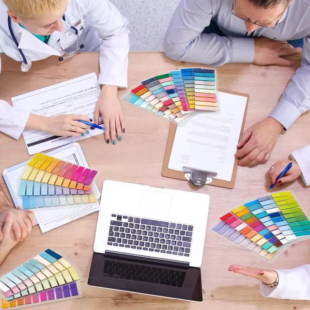 Alt view image 7 of 7 - 8000 Pcs Annotation Tabs, 40 Colors Writable Sticky Tabs for Book Rainbow Gradient Tabs Feature a Transparent Writable Design for Annotating Books, Bible Pages, Journals and Study Notes