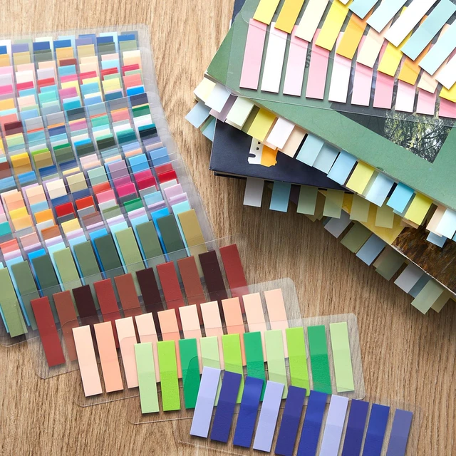 Alt view image 4 of 7 - 8000 Pcs Annotation Tabs, 40 Colors Writable Sticky Tabs for Book Soft Pastels Tabs Feature a Transparent Writable Design for Annotating Books, Bible Pages, Journals and Study Notes