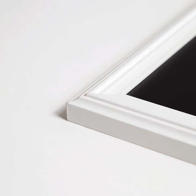 Alt view image 4 of 7 - Chalkboard, 30" x 40", Magnetic, White Wood Frame