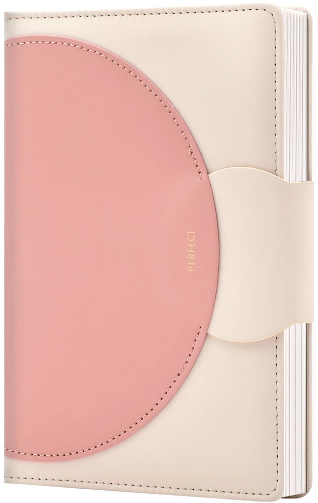 Main image of Journal for Women Leather Journaling Notebooks Hardcover Diary Pink Buckle Closure, A5 Journals for Writing, 100 GSM Lined Journal for Business Work School, Note Taking, 5.9" x8.5"