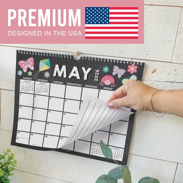 Alt view image 3 of 7 - 2026 Calendar Wall - 2026 Wall Calendar Large for School, Home & Office 18-Month Hanging Calendars, Academic Monthly Calendar from January 2026 to June 2027, Back to School Teacher Gifts