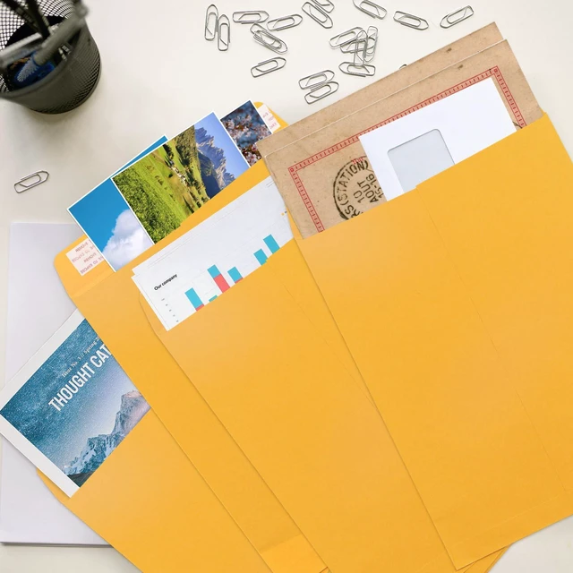 Alt view image 5 of 7 - 10x13 Manilla Envelopes Self Seal 200 Pack