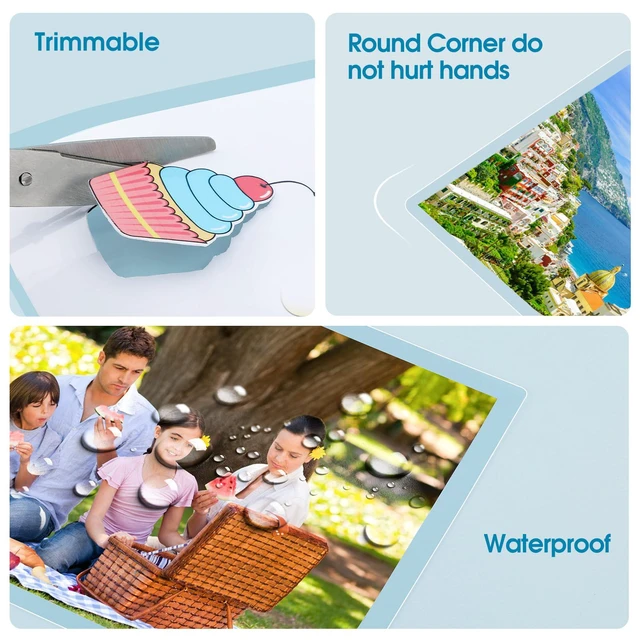Alt view image 3 of 7 - 100 Pack Laminating Sheets 5 Mil, Laminating Pouches for 11x17 Paper Actual 11.5 x 17.5 Thermal Laminate Sheets for Laminator, Large Clear Lamination Paper for Documents, Office School Home