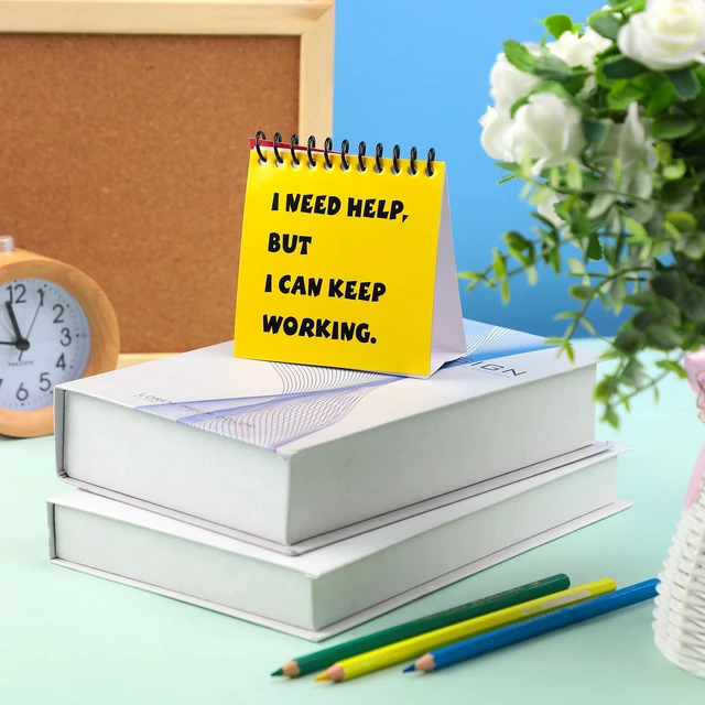 Alt view image 7 of 7 - 54 Pcs Classroom Teacher Must Haves, Behavior Management Tools I Need Help Mini Flip Chart Incentives for Kids Self Assessment Cards for Elementary School Educational Learning Activities