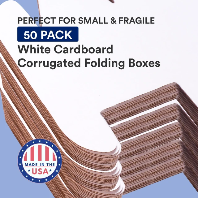 Alt view image 3 of 6 - Shipping Boxes Small 12"L x 6"W x 6"H, 50-Pack | Corrugated Cardboard Mailer for Packing, Moving and Storage 1266