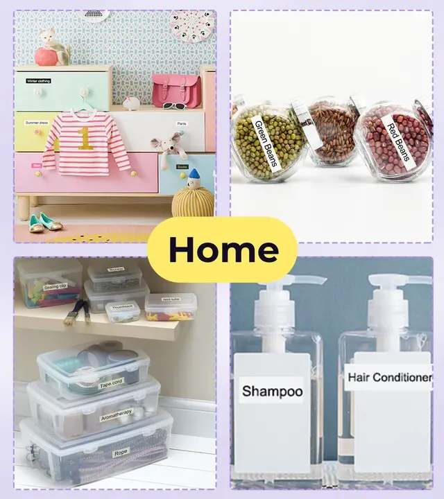 Alt view image 6 of 7 - Label Maker Machine with Tapes, D210S Label Maker with Keyboard Portable Labelmaker, 12mm Laminated Tapes, Labeler Machine with Different Fonts for Home Kids School Items Office Labeling