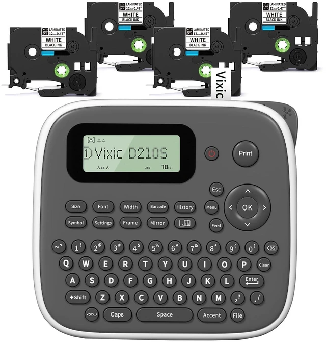 Main image of Label Maker Waterproof-Labels, D210S Label Maker Machine with Tapes Portable Labelmaker with Keyboard Powered by Type-C, Handheld Labeler Machine for Home Office Kids School Items Organization