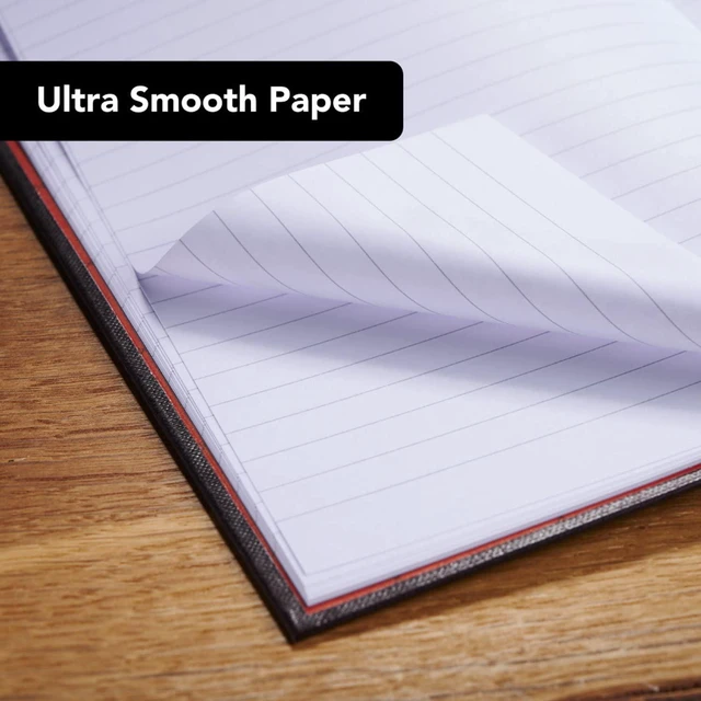 Alt view image 2 of 6 - Notebooks, Business Journals, 2 Pack, 8-/4" x 5-7/8", 96 Sheets, Ruled, Optik Paper, Hardcover, Casebound, (400163207)