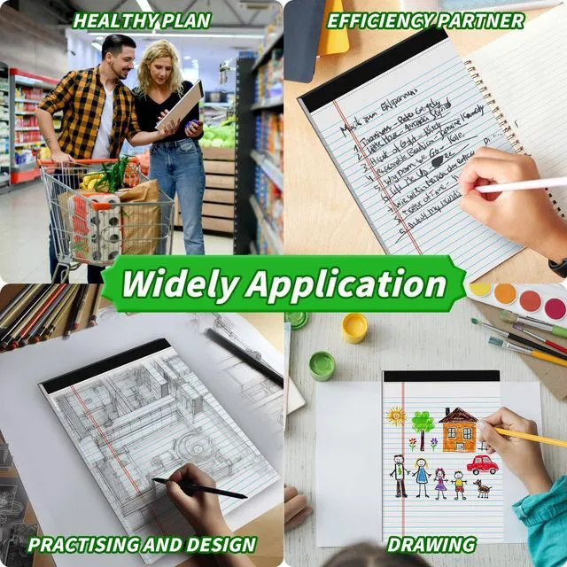 Alt view image 7 of 7 - 48 Pack Legal Pads 5 x 8 Inch White Notepads College Ruled Writing Pads Perforated Memo Pads with Lined Paper for Office, School and Home; Ideal for Notes, Lists, Planning and Daily Writing