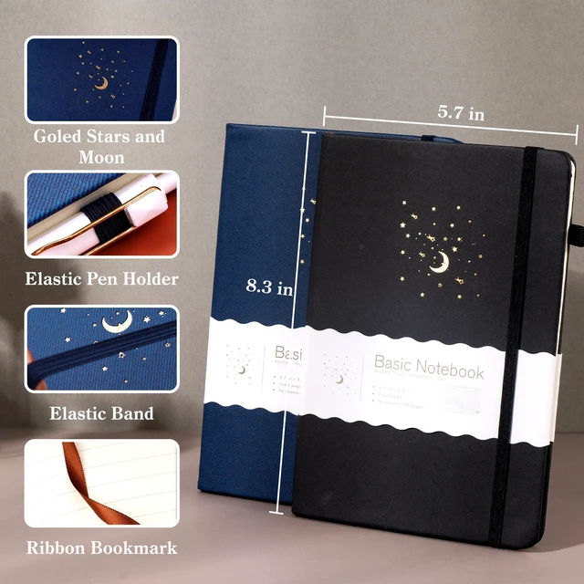 Alt view image 4 of 7 - Lined Journals for Women Men Dream Journaling Notebooks Diary 2 Pack