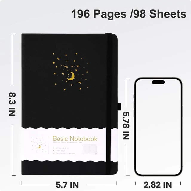 Alt view image 5 of 7 - Lined Journals for Women Men Dream Journaling Notebooks Diary 2 Pack