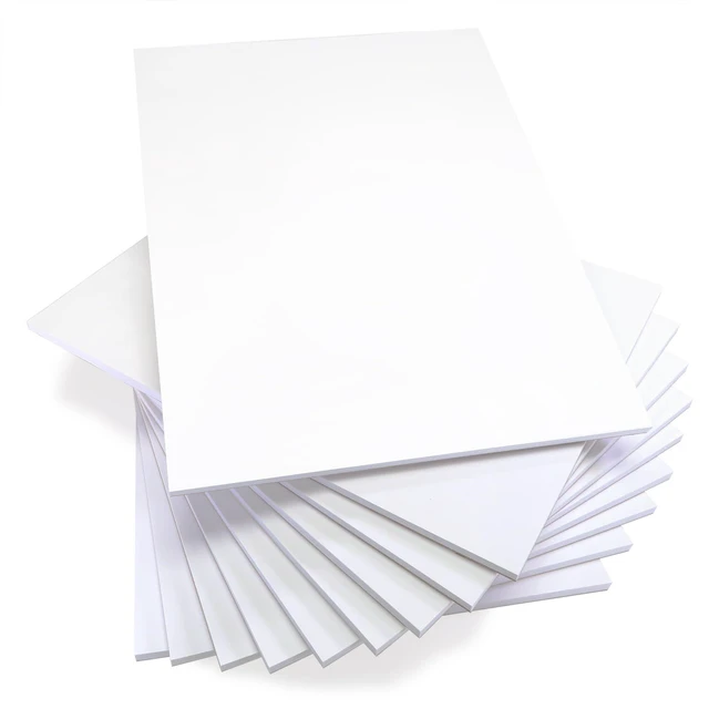 Main image of 8.5 x 11 Memo Pad, 50 Sheets Per Pad, 10 Pads Letter Size Scratch Paper for Schools, White, Unlined, Writing Notes, Do Lists, Servers, Note Book No Lines, Made in USA