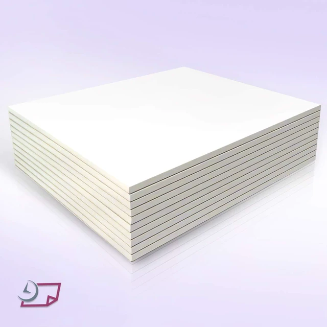 Alt view image 2 of 6 - 8.5 x 11 Memo Pad, 50 Sheets Per Pad, 10 Pads Letter Size Scratch Paper for Schools, White, Unlined, Writing Notes, Do Lists, Servers, Note Book No Lines, Made in USA