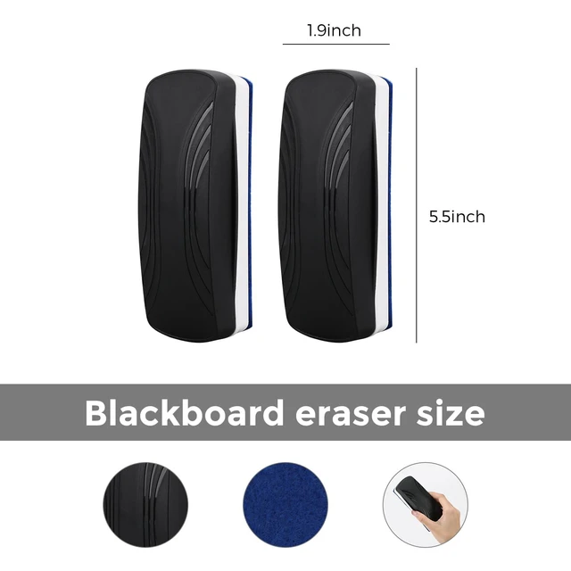 Alt view image 3 of 6 - 4 Pack White Board Eraser,Magnetic Dry Erase Eraser for Classroom Magnetic Dry Eraser for Glass Board,Calendar Board,Back to School&Office Supplies,Teacher Must Haves
