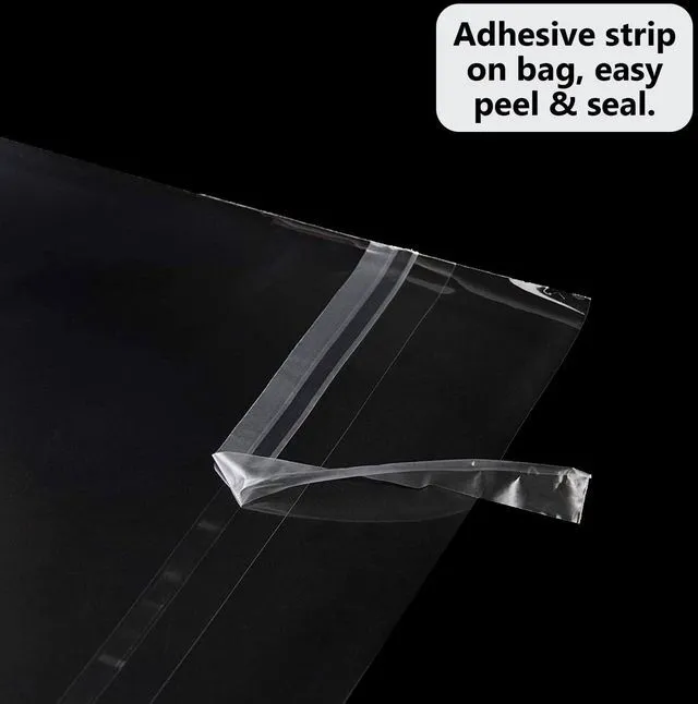 Alt view image 4 of 7 - 50 Pack Acid-Free Crystal Clear Sleeves Storage Bags for 8.5x11 Art Prints Pictures,Photos,Framing Mat Mattes (Bag Size: 9"x11 3/7")