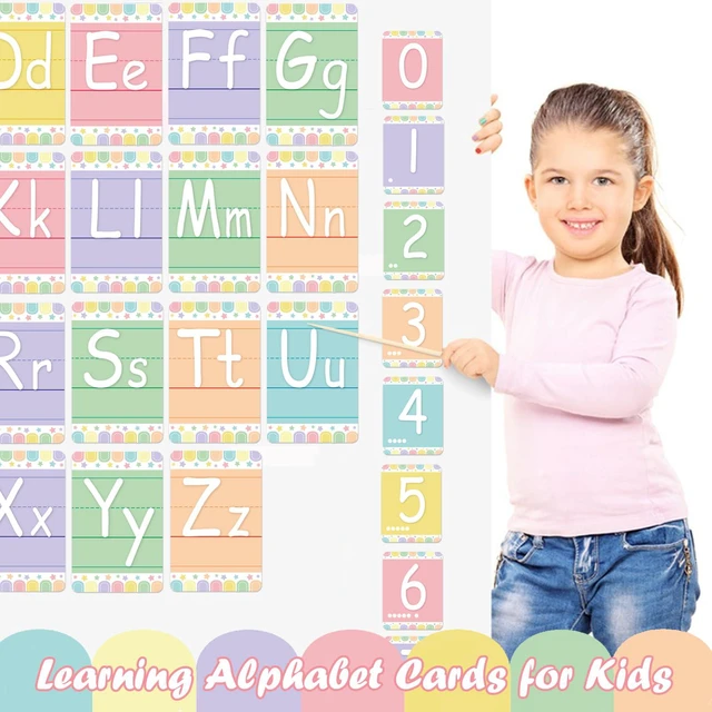 Alt view image 7 of 7 - Bulletin Board Letters - ABC Alphabet Poster Classroom Decorating Set Toddler English Poster Kindergarten Elementary Classroom Nursery Home Wall DecorationSoft Tones