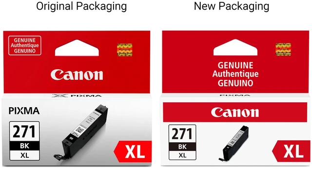 Alt view image 4 of 7 - CLI-271XL Genuine Black Ink Tank, Compatible with MG6820, MG6821, MG6822, MG5720, MG5721, MG5722, MG7720, TS5020, TS6020, TS8020, and TS9020 (Optional) Printers