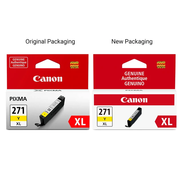 Alt view image 4 of 7 - CLI-271XL Genuine Yellow Ink Tank, Compatible with MG6820, MG6821, MG6822, MG5720, MG5721, MG5722, MG7720, TS5020, TS6020, TS8020, and TS9020 (Optional) Printers