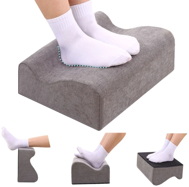 Main image of Work Foot Rest Under Desk,Comfort Foot Rest for Couch Foot Rest For Under Desk at Work,At Soft Ergonomic Footrest,Support Foot Pillow,Heel Chair,Leg Elevation Pillow Dark gray