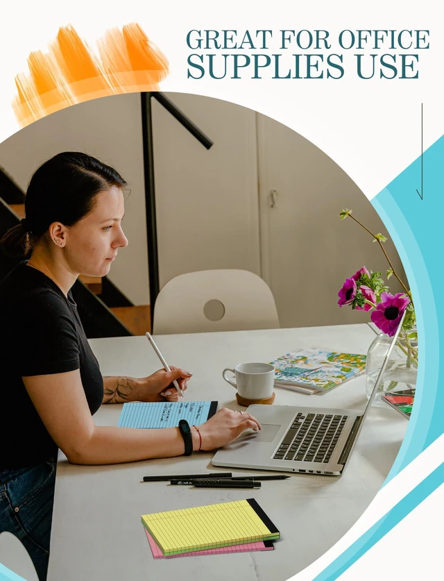 Alt view image 5 of 7 - 12 Pack Small Note Pads 5x8, Small Colored Legal Pads 5x8 College Ruled Perforated Legal Notepads, 30 Sheets/Pack Writing Pads 5x8, Colored Notepads 5 x 8 Lined Paper Pads for Office Supplies