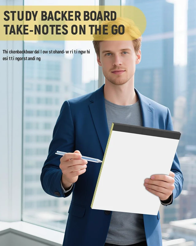 Alt view image 5 of 7 - 24 Pack Legal Pads 8.5 x 11 College Ruled Writing Pads, 720 Sheets Notepads Legal Note Pads 8.5 x 11 Narrow Ruled Lined Paper Pads, Perforated Notepads Notebook Yellow Paper Tablets Notepad 8.5 x 11