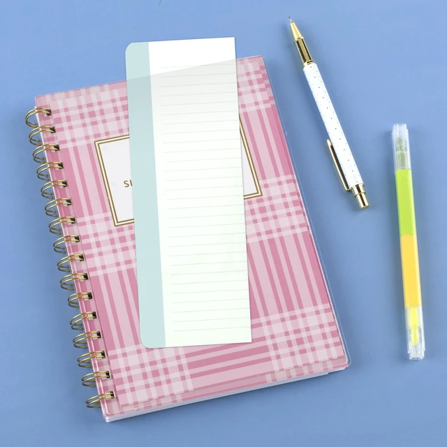 Alt view image 6 of 7 - Planner 2026-2027 Weekly & Monthly Academic 12-Month July-June, 5-1/2" x 8-1/2", Front Cover Pocket, Simplified by Emily Ley, Oversized Plaid (EL51-201A)