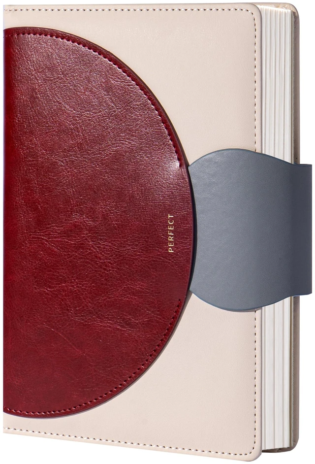 Main image of Journal for Women Leather Journaling Notebooks Hardcover Diary Red Buckle Closure, A5 Journals for Writing, 100 GSM Lined Journal for Business Work School, Note Taking, 5.9" x8.5"