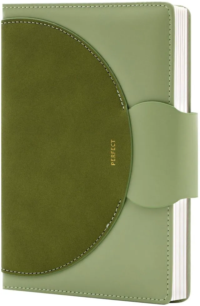 Main image of Journal for Women Leather Journaling Notebooks Hardcover Diary Green Buckle Closure, A5 Journals for Writing, 100 GSM Lined Journal for Business Work School, Note Taking, 5.9" x8.5"