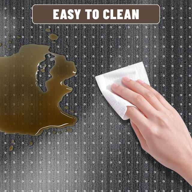 Alt view image 4 of 7 - Clear Office Chair Mat for Carpet - 36"x48" Heavy-Duty Protection for Low Pile Carpets - Not Suitable for Hardwood Floors