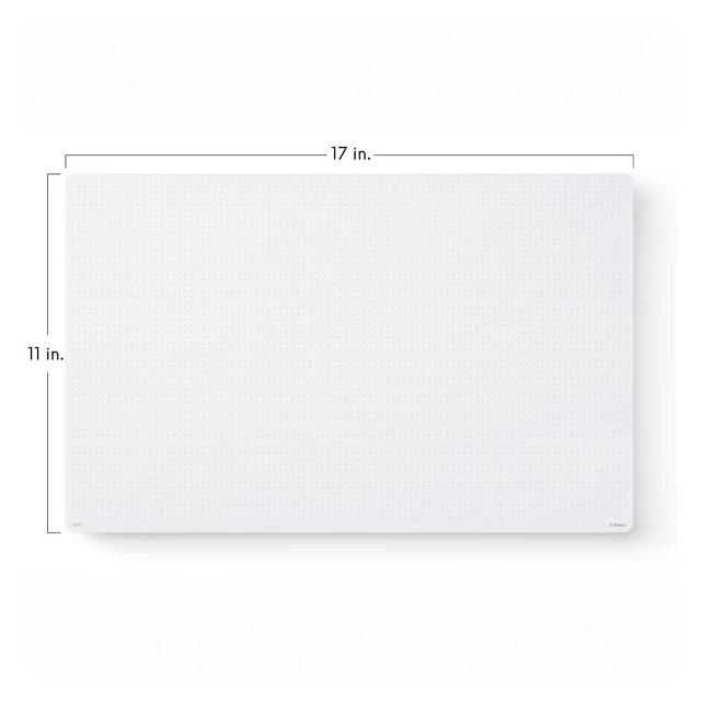 Alt view image 2 of 7 - Dot Grid Notepads 11 x 17 inch, 2 Pack Large Dotted Memo Desk Pads with Premium Thick Paper 120gsm