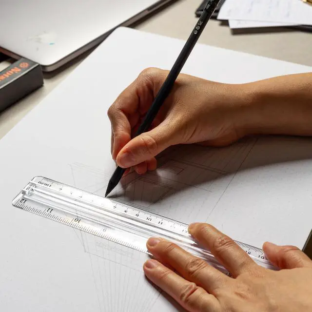 Alt view image 4 of 7 - Dot Grid Notepads 11 x 17 inch, 2 Pack Large Dotted Memo Desk Pads with Premium Thick Paper 120gsm