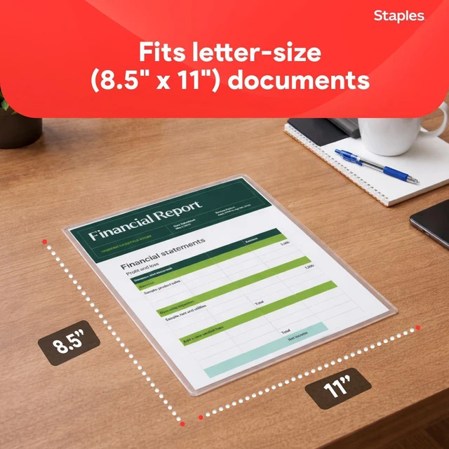 Alt view image 3 of 7 - Thermal Laminating Pouches, Letter Size, 5 Mil, 100/Pack 9 x 11.5 inch pouches protect documents for office, school, and home use