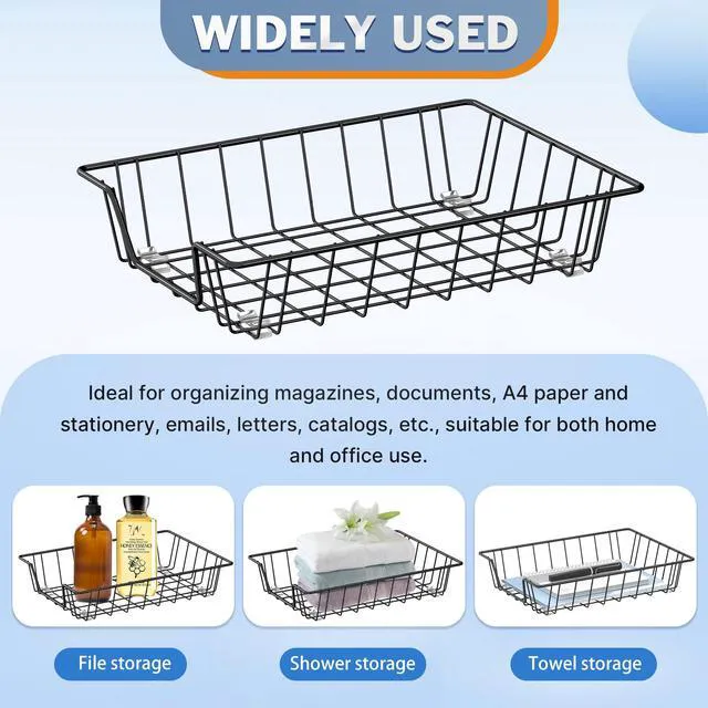 Alt view image 4 of 7 - A4 Letter Magazine Desk File Storage Tray Organizer Bin (6)