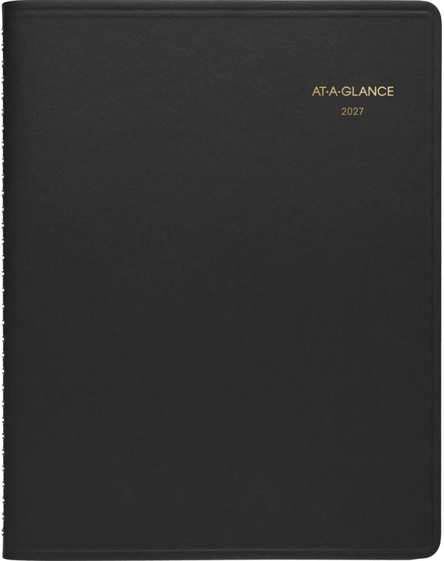 Alt view image 7 of 7 - 2027 Appointment Book Planner, Weekly, 13-Month Jan-Jan, 8.25" x 11", Black (709500527)