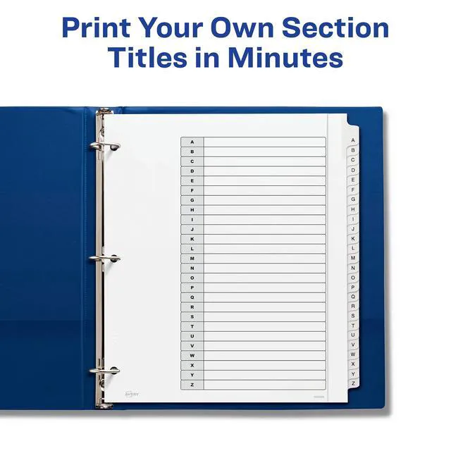 Alt view image 4 of 7 - 16176 Write & Erase Big Tab Plastic Dividers w/Slash Pocket, 5-Tab, Letter (Pack of 2)