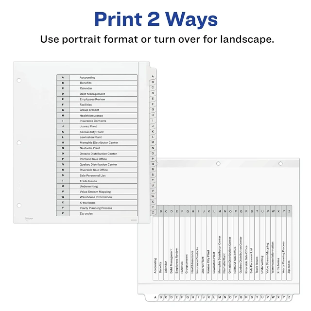 Alt view image 5 of 7 - 16176 Write & Erase Big Tab Plastic Dividers w/Slash Pocket, 5-Tab, Letter (Pack of 2)