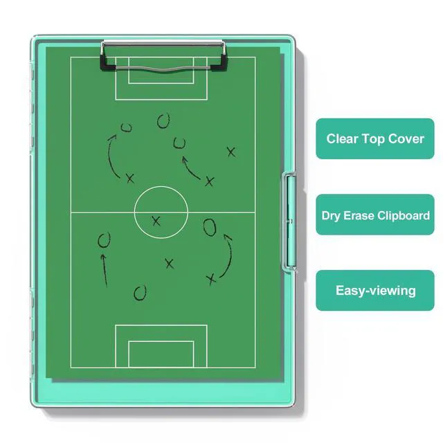 Alt view image 5 of 6 - Clipboard with Storage, Green 8.5 x 11 Clip Board, Dual Compartmen Folder Nursing Side Opening, Heavy Duty Organization Box, Smooth Writing for Teachers, Classroom, Size 13.3 x 9.4 x 1.5 in