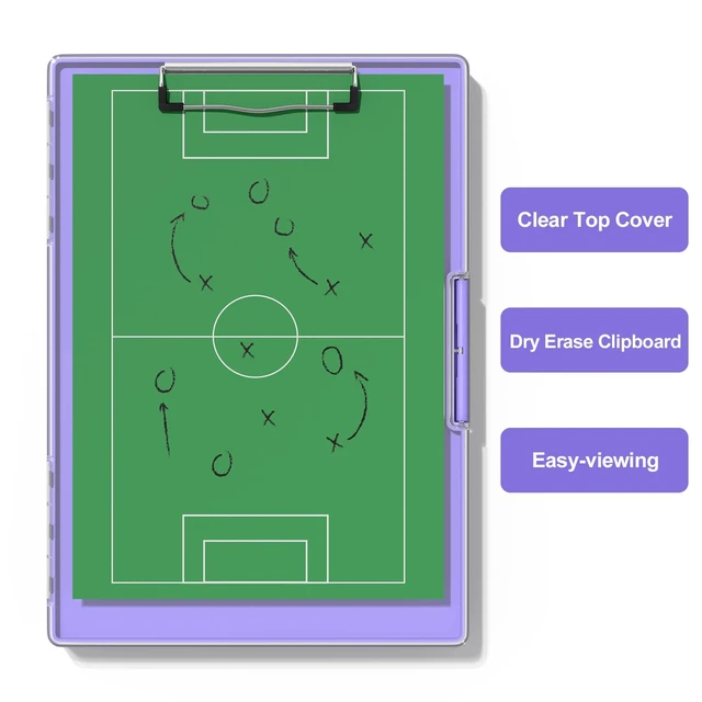 Alt view image 5 of 6 - Clipboard with Storage, Purple 8.5 x 11 Clip Board, Dual Compartmen Folder Nursing Side Opening, Heavy Duty Organization Box, Smooth Writing for Teachers, Classroom, Size 13.3 x 9.4 x 1.5 in