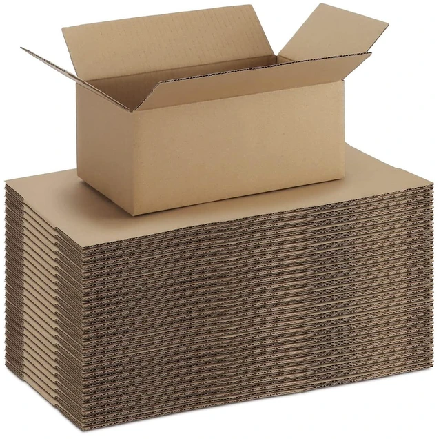 Main image of 9x6x4 Shipping Boxes for Small Business, Cardboard Corrugated Mailing Packaging Box, 25 Packs
