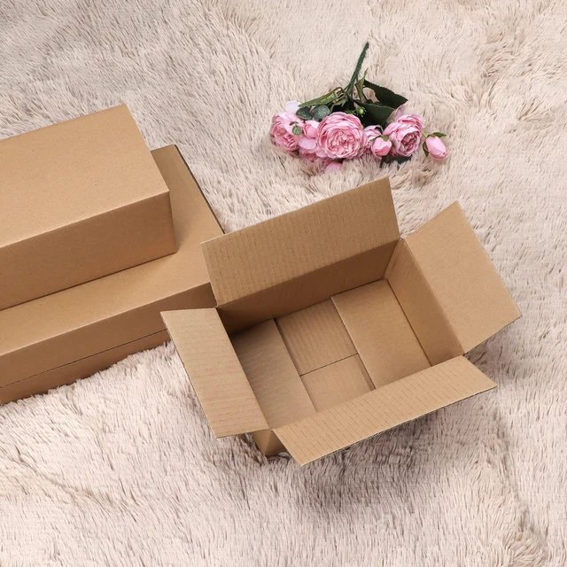 Alt view image 4 of 7 - 9x6x4 Shipping Boxes for Small Business, Cardboard Corrugated Mailing Packaging Box, 25 Packs