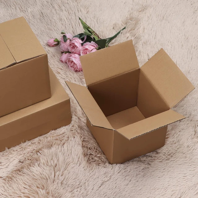 Alt view image 6 of 7 - 6x6x6 Shipping Boxes Set of 25, Cardboard Corrugated Mailing Box for Packaging Corrugated Cardboard Boxes for Small Business, Easy Assemble for Shipping Packing Mailing Bulk