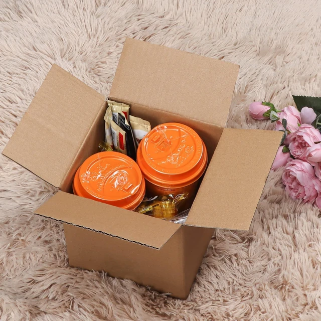 Alt view image 7 of 7 - 6x6x6 Shipping Boxes Set of 25, Cardboard Corrugated Mailing Box for Packaging Corrugated Cardboard Boxes for Small Business, Easy Assemble for Shipping Packing Mailing Bulk