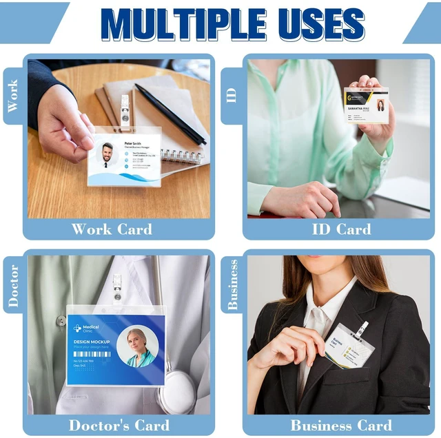 Alt view image 7 of 7 - 200 Pack 5mil 3x4" Thermal Laminating Pouches Badge Laminate Pouches Clear Laminated Luggage Tags Printable Laminator Pouches for Business Permits Cards (100, 3"x4"-5mil)