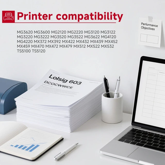 Alt view image 2 of 6 - 240XL 241XL Ink Cartridge Replacement for Canon 240 241 XL Combo Pack PG-240 CL-241 PG240 CL241 Black Color Work with PIXMA MG3600 MG3620 TS5120 MG3520 MX472 TS5100 MG3220 MG2120 Printer 2 Pack