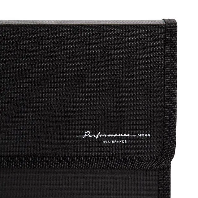 Alt view image 4 of 5 - 13-Pocket Fashion Performance Expandable File Folder (Black)