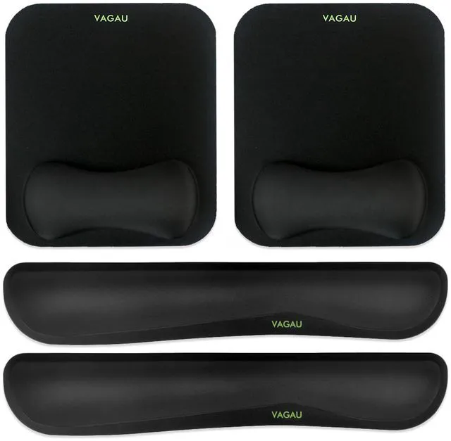 Main image of Premium Keyboard Wrist Rest and Mouse Pad Wrist Support Ergonomic Memory Foam Set for Office, Laptop, Mac, Computer and Gaming, Comfortable Typing &Wrist Pain Relief